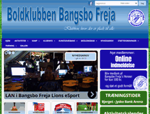 Tablet Screenshot of bangsbofreja.dk